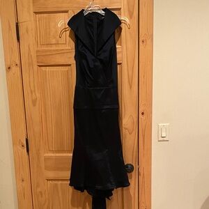 Tadashi Shoji Elegant navy High Low Dress